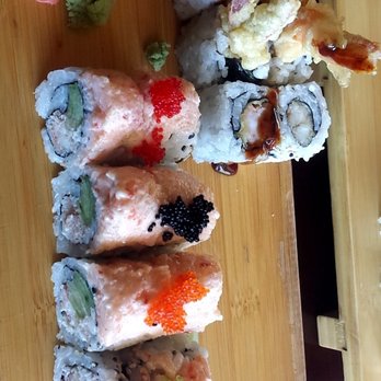 Cafe Sado - Harmony Roll and shrimp tempura  roll - Sushi Bars Near Me - Chester, Maryland