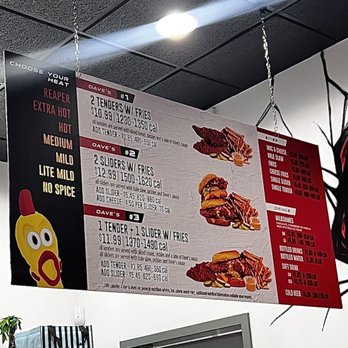 Dave's Hot Chicken - Menu - Chicken Shop Near Me - Missouri City, Texas Dave's Hot Chicken - Menu - Chicken Shop Near Me - Missouri City, Texas