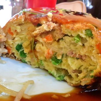Donut Bistro - The inside of the egg foo young - Donuts Near Me - Reno, Nevada Donut Bistro - The inside of the egg foo young - Donuts Near Me - Reno, Nevada