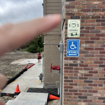 Cedar Creek Coffee & Art - See the tiny sign - enter where you see that person in the pic. - Coffee & Tea Near Me - Elkhorn, Nebraska Cedar Creek Coffee & Art - See the tiny sign - enter where you see that person in the pic. - Coffee & Tea Near Me - Elkhorn, Nebraska