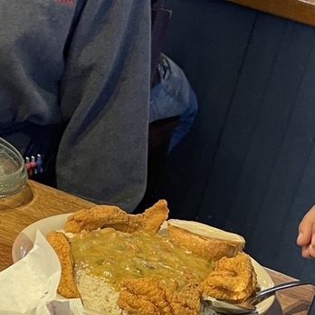 Ponchatoulas - a plate of food on a table - Cajun/Creole Near Me - Ruston, Louisiana