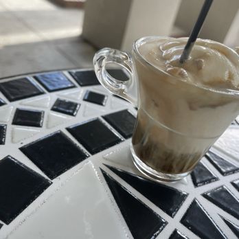 Bonjour - Not bad - i do wish the expresso would have been poured over the ice cream - Creperies Near Me - Baton Rouge, Louisiana