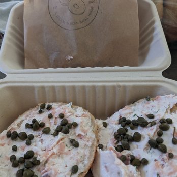 Bagelfeld's - Everything bagel salmon spread with capers - Bagels Near Me - Phoenix, Arizona