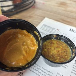 Sauces for pretzels and "still soft pretzels"