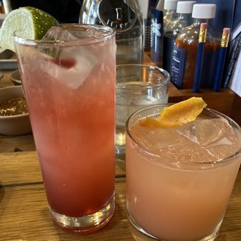 bartaco Seaport - Some of the house drinks, mock tails. - Tacos Near Me - Boston, Massachusetts bartaco Seaport - Some of the house drinks, mock tails. - Tacos Near Me - Boston, Massachusetts