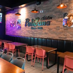 Pelicana Chicken - Interior Seating