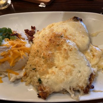 LongHorn Steakhouse - Parmesan chicken with loaded potato - Steakhouses Near Me - Collierville, Tennessee LongHorn Steakhouse - Parmesan chicken with loaded potato - Steakhouses Near Me - Collierville, Tennessee