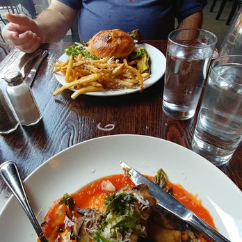 The Pullman - Grilled mahi sandwich and eggplant cannolli. So good! - New American Near Me - Glenwood Springs, Colorado The Pullman - Grilled mahi sandwich and eggplant cannolli. So good! - New American Near Me - Glenwood Springs, Colorado