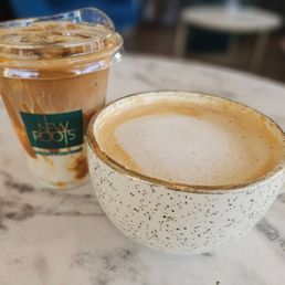 Lechera de vanilla, bourbon butterscotch latte