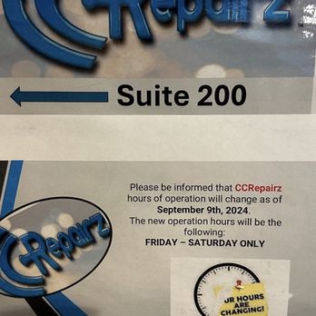 CCRepairz - Working hours - Electronics Repair Near Me - Henderson, Nevada