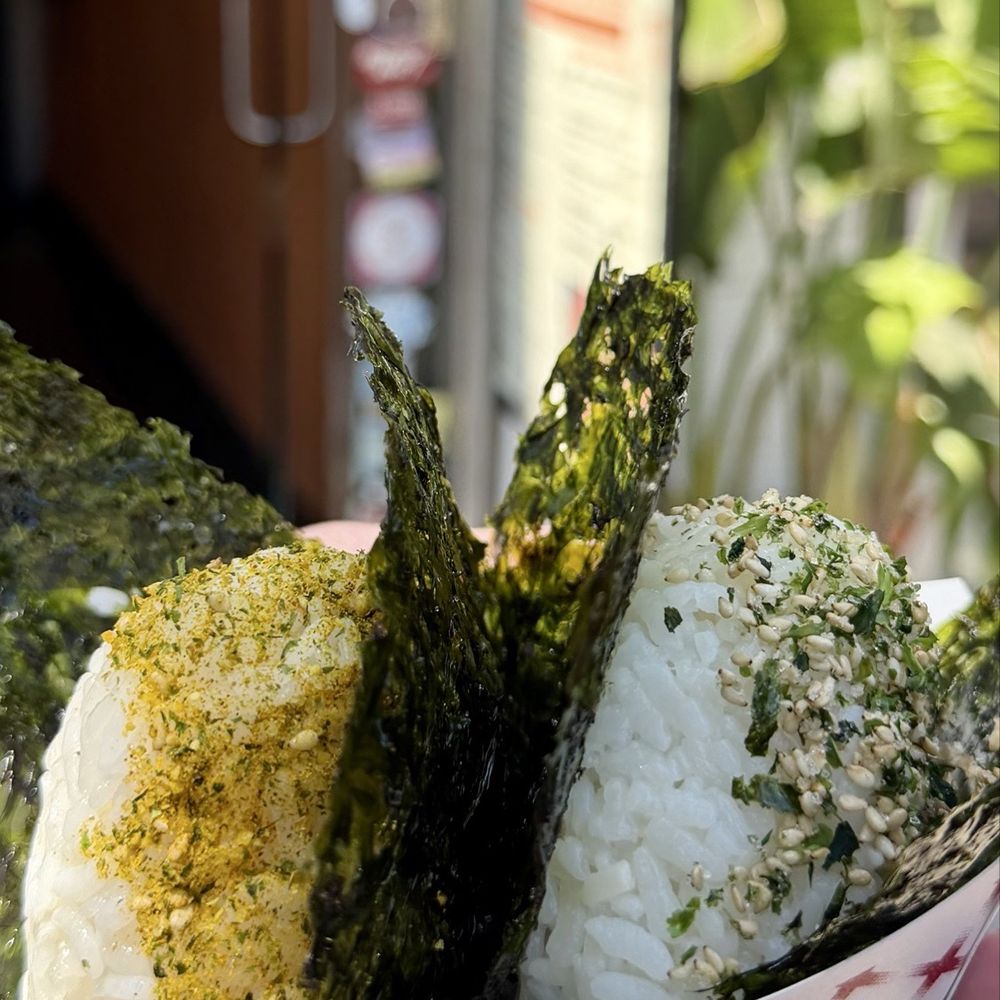 Sunny Blue - Spicy Salmon and Sunny Blue Omusubi - Japanese Near Me - Santa Monica, California Sunny Blue - Spicy Salmon and Sunny Blue Omusubi - Japanese Near Me - Santa Monica, California