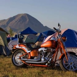 Broken Spoke Campground - With 600 acres of land at the foot of Bear Butte you can always find a great spot to pitch your tent during the Sturgis Motorcycle Rally.