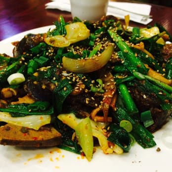 Obok Restaurant - 5. Stir fried Korean sausage ($15.00) - Korean Near Me - Santa Clara, California Obok Restaurant - 5. Stir fried Korean sausage ($15.00) - Korean Near Me - Santa Clara, California