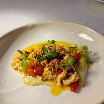 Nic + Junior’s - garganelli with octopus - Brazilian Near Me - Chicago, Illinois