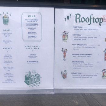 The Rooftop at Clermont - Menu - Hotels Near Me - Atlanta, Georgia