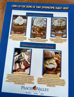 Menu photo 1 Peach Valley Café Mount Dora, FL Menu photo 1 Peach Valley Café Mount Dora, FL