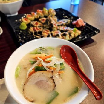 Umi Sushi - Tonkotsu ramen. Both of ours had no flavor. - Sushi Bars Near Me - Colorado Springs, Colorado Umi Sushi - Tonkotsu ramen. Both of ours had no flavor. - Sushi Bars Near Me - Colorado Springs, Colorado