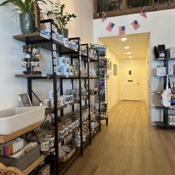 Inside - they sell candles, t-shirts, coffee and a few other items 8.7.26