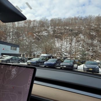 Tesla - From the parking lot view - Car Dealers Near Me - Mount Kisco, New York