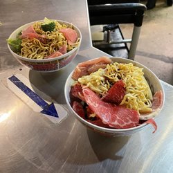 Chobbis Mongolian Bar and Grill - Round 2 bowls of Mongolian BBQ
