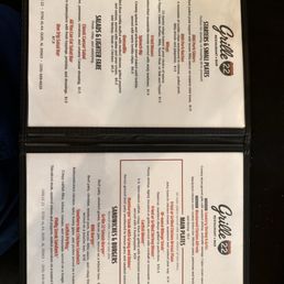 Grille 22 - Menu 8-2026 - menu - New American Near Me - Guin, Alabama
