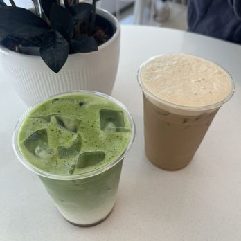 Alchemy Coffee - Iced Match w Vanilla Bean | Brown Sugar Shakerato - Coffee & Tea Near Me - Philadelphia, Pennsylvania