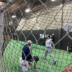 Swing Away Indoor Batting Cages - Throwing instructions