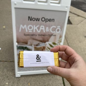 Moka & Co - They have the pistachio chocolate bar!!!! - Coffee & Tea Near Me - Ann Arbor, Michigan Moka & Co - They have the pistachio chocolate bar!!!! - Coffee & Tea Near Me - Ann Arbor, Michigan