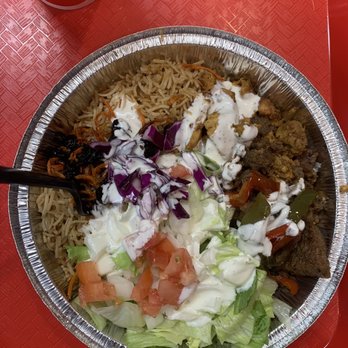 Halal House - Make your own Plate - special mix of gyro & chicken - Mediterranean Near Me - Northridge, California