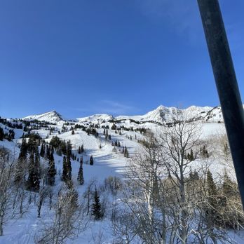 Snowbasin Resort - A distance picture of John Paul ski Trail. - Ski Resorts Near Me - Huntsville, Utah