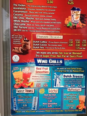 Menu photo 1 Dutch Bros Coffee Roseburg, OR Menu photo 1 Dutch Bros Coffee Roseburg, OR