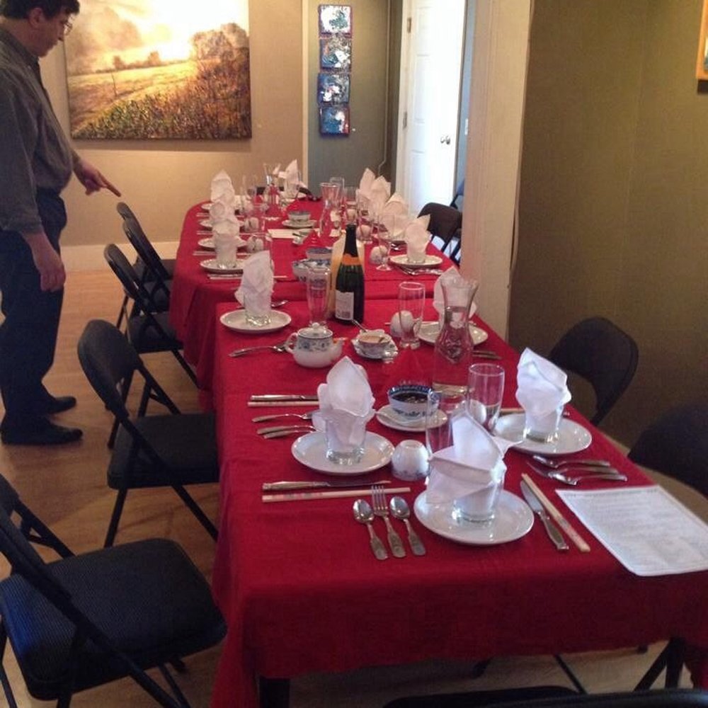 Cai's Dim Sum Catering - Setting up for a Sunday brunch. - Dim Sum Near Me - Brattleboro, Vermont Cai's Dim Sum Catering - Setting up for a Sunday brunch. - Dim Sum Near Me - Brattleboro, Vermont
