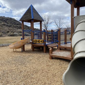 Bodega Park - The two slides on the bigger playground - Parks Near Me - Reno, Nevada