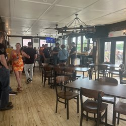Lily Pad - Owner Sarah greeting customers in main bar upstairs!