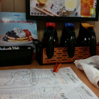 IHOP - At this IHOP the syrup bottles are actually wiped down and clean! - Breakfast & Brunch Near Me - N. Plainfield, New Jersey