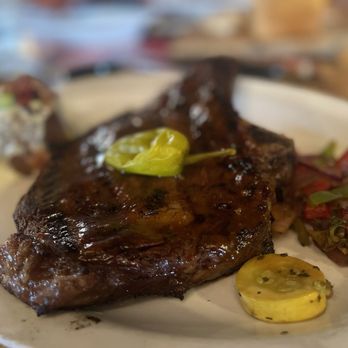 Babb Bar Cattle Baron Supper Club - Bob's Specialty Ribeye (bone in) - Seafood Near Me - Babb, Montana Babb Bar Cattle Baron Supper Club - Bob's Specialty Ribeye (bone in) - Seafood Near Me - Babb, Montana