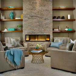 The Hearth & Grill Shop - White Mountain Hearth Linear Fireplace