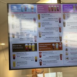 Boba Cutea - Menu
