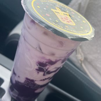 Honey Bee Tea - Ube Taro Latte - Bubble Tea Near Me - Manchester, Missouri Honey Bee Tea - Ube Taro Latte - Bubble Tea Near Me - Manchester, Missouri