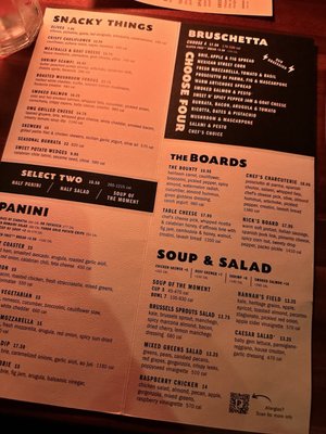 Menu photo 1 Postino Arcadia Phoenix, AZ