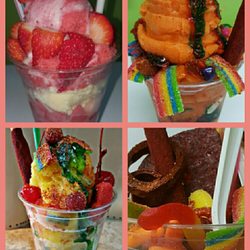 Los Gringos Natural Fruit Shaved Ice - Some of our NATURAL FRUIT SHAVED ICE treats
