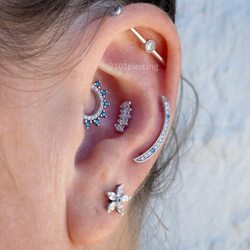 101 Piercing - White Gold & Diamond collection from BVLA at 101 Piercing