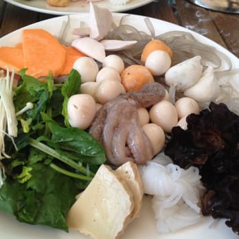 Provence Garden Cafe - Different plater for the steam boat. - Cafes Near Me - Eastwood, NSW
