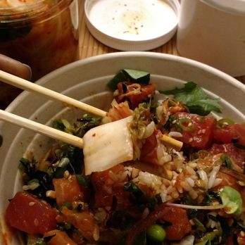 Red Poke - En route to mouth... - Poke Near Me - New York, New York