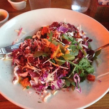Farmhouse Cafe & Eatery - Andreas salad with ginger carrot dressing, delicious - Coffee & Tea Near Me - Cresskill, New Jersey Farmhouse Cafe & Eatery - Andreas salad with ginger carrot dressing, delicious - Coffee & Tea Near Me - Cresskill, New Jersey