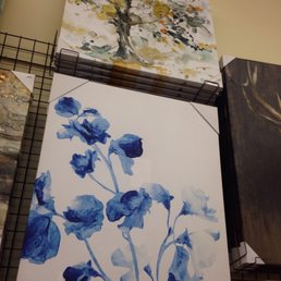 And all those beautiful framed canvas paintings!!! And all those beautiful framed canvas paintings!!!