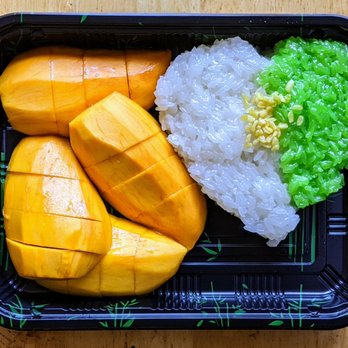 Ras Noodle - Mango Sticky rice - Thai Near Me - Los Angeles, California Ras Noodle - Mango Sticky rice - Thai Near Me - Los Angeles, California