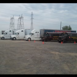 Friendly Truck Driving School - Friendly Truck Driving School's training yard