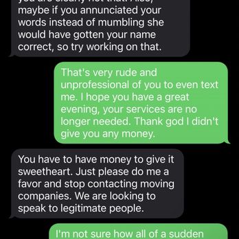 Two Movers - Text messages from 2movers - Movers Near Me - Birmingham, Alabama