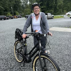 Venture Ecusta - The electric bicycle and helmet provide to my Novice sister.
